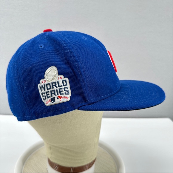 Chicago Cubs New Era 59Fifty Pro Fitted 7 1/8 Hat Cap Jake Arrieta World Series - Picture 5 of 16